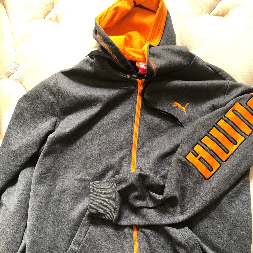 Puma zip up sweater